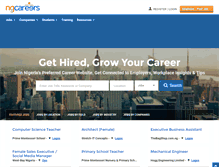 Tablet Screenshot of ngcareers.com